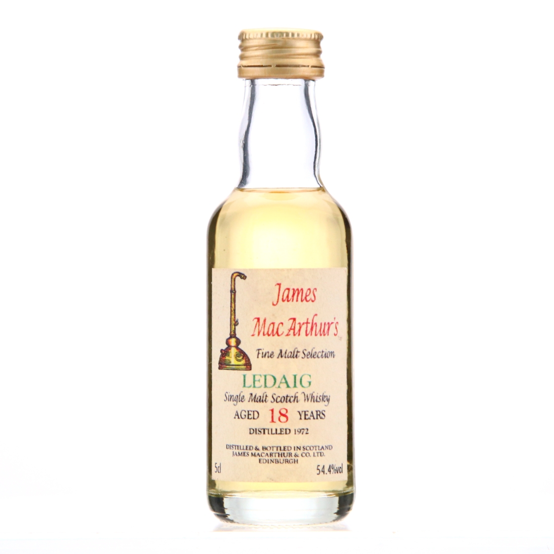 Ledaig 1972 James MacArthur 18 Years Old Miniature