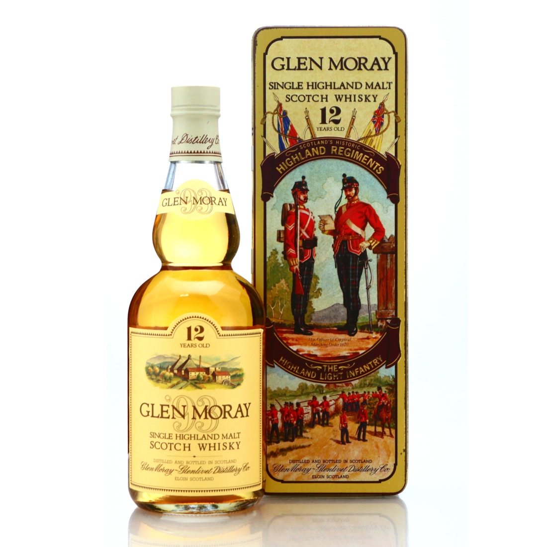 Glen Moray 12 Year Old 1990s / Queen's Own Cameron Highlanders