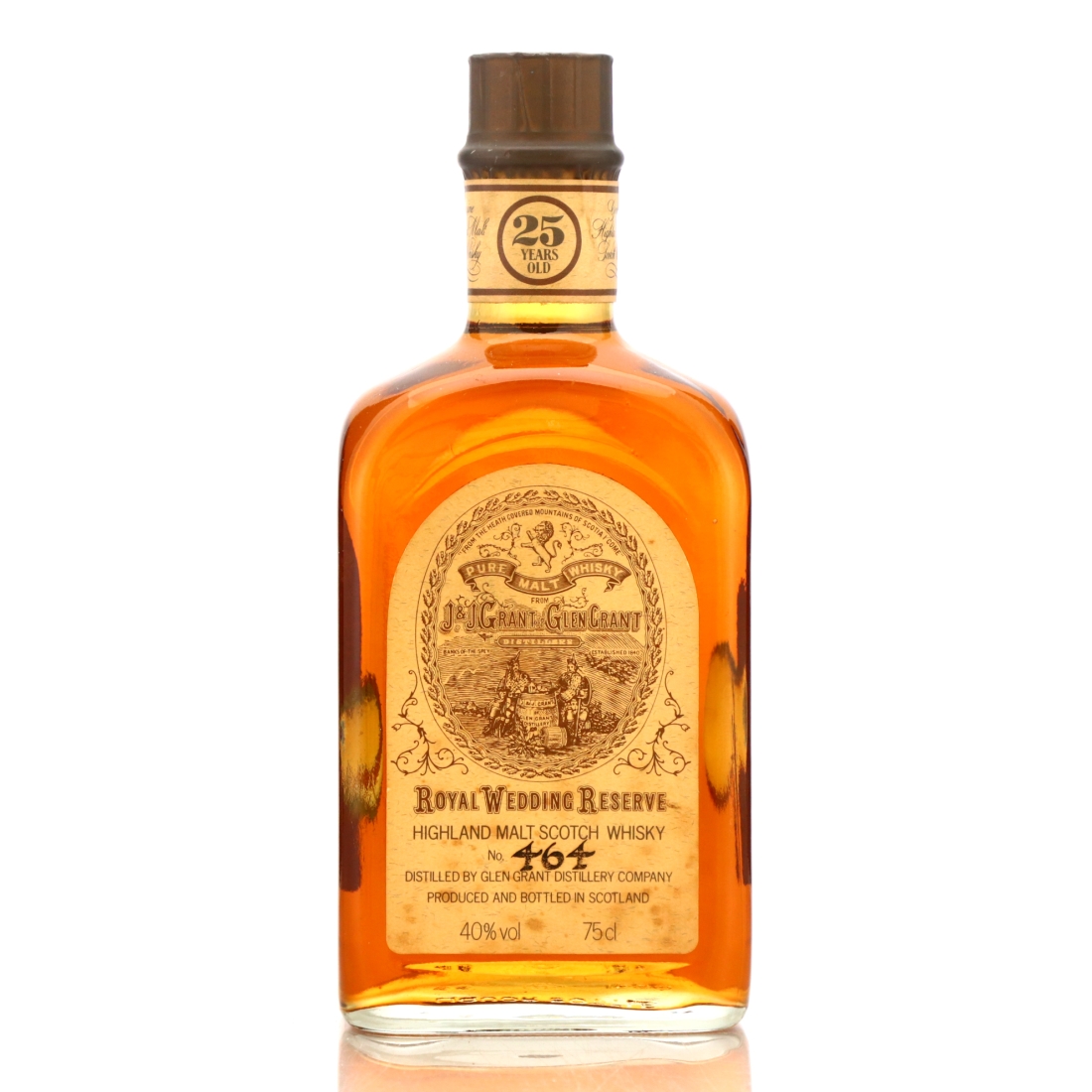 Glen Grant 25 Year Old Royal Wedding Reserve 1980s