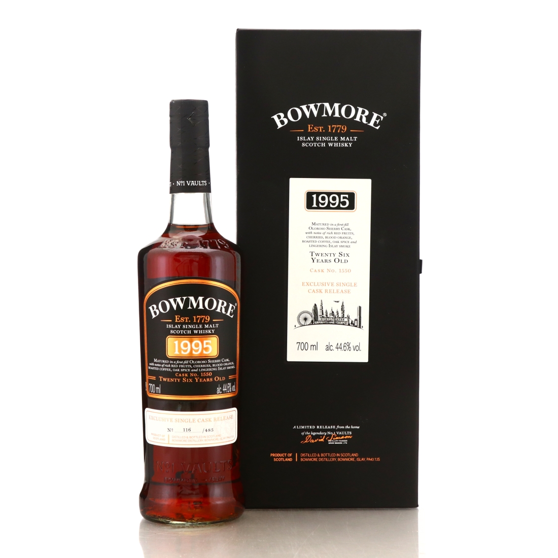 Bowmore 1995 Single Sherry Cask 26 Year Old #1550