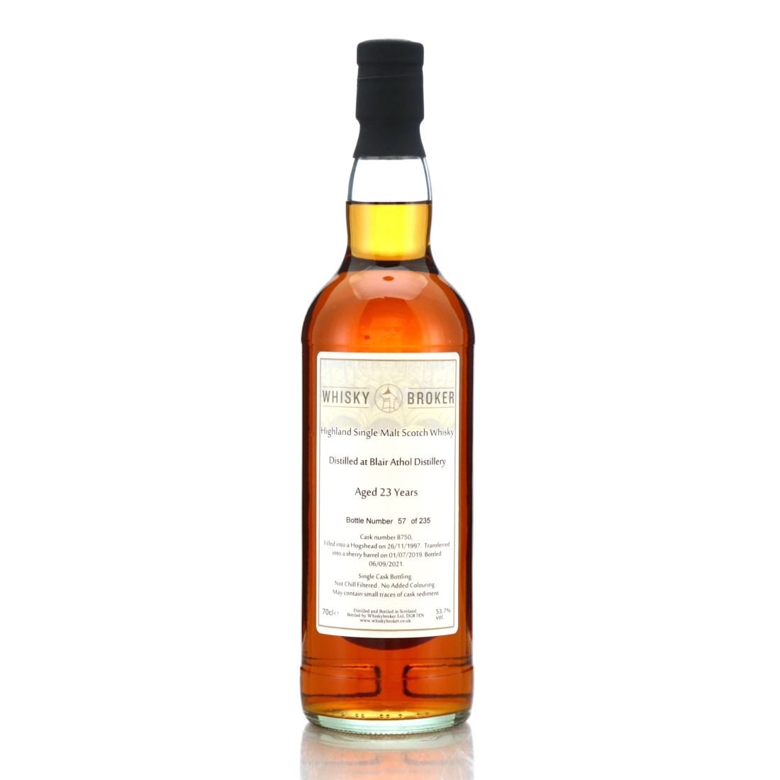 Blair Athol 1997 Whisky Broker 23 Year Old