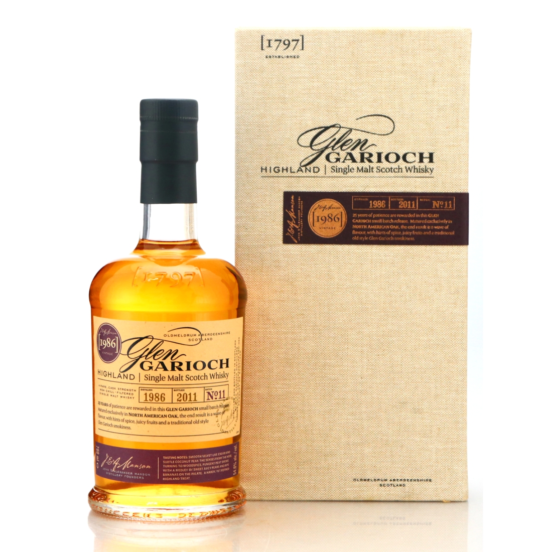 Glen Garioch 1986 Cask Strength 25 Year Old / Small Batch #11