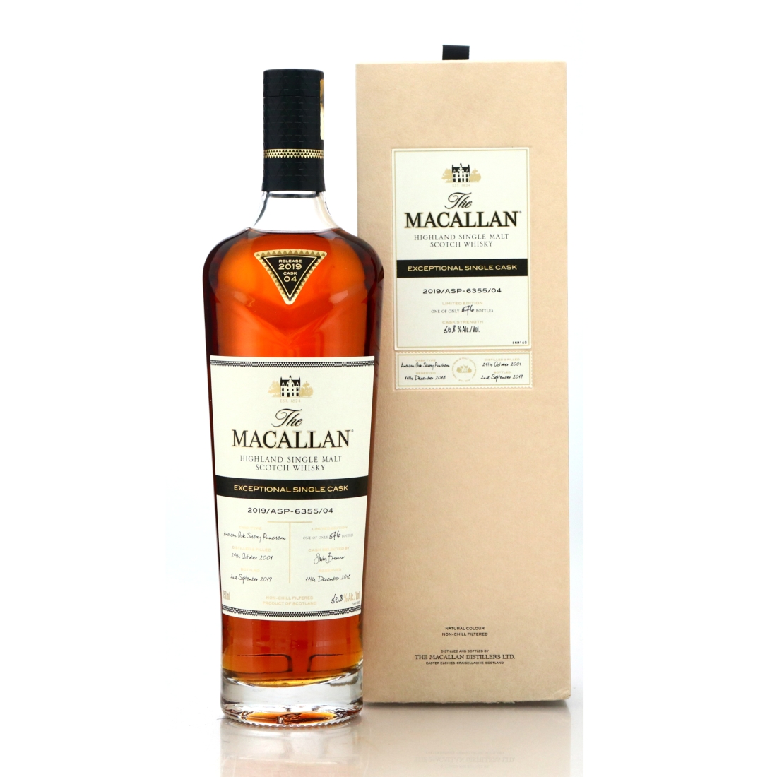 Macallan 2001 Exceptional Cask #6355-04 75cl / 2019 Release - US Import