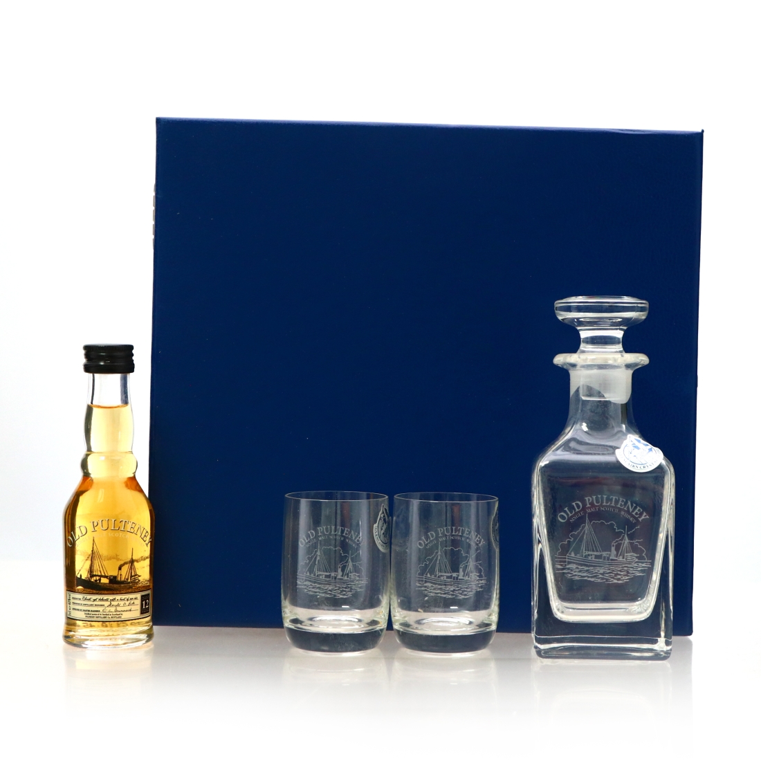 Old Pulteney 12 Year Old Miniature Gift Set 1990s