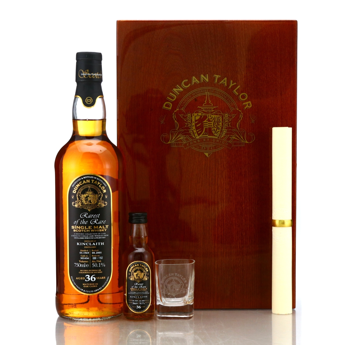 Kinclaith 1969 Duncan Taylor 36 Year Old 75cl Gift Pack