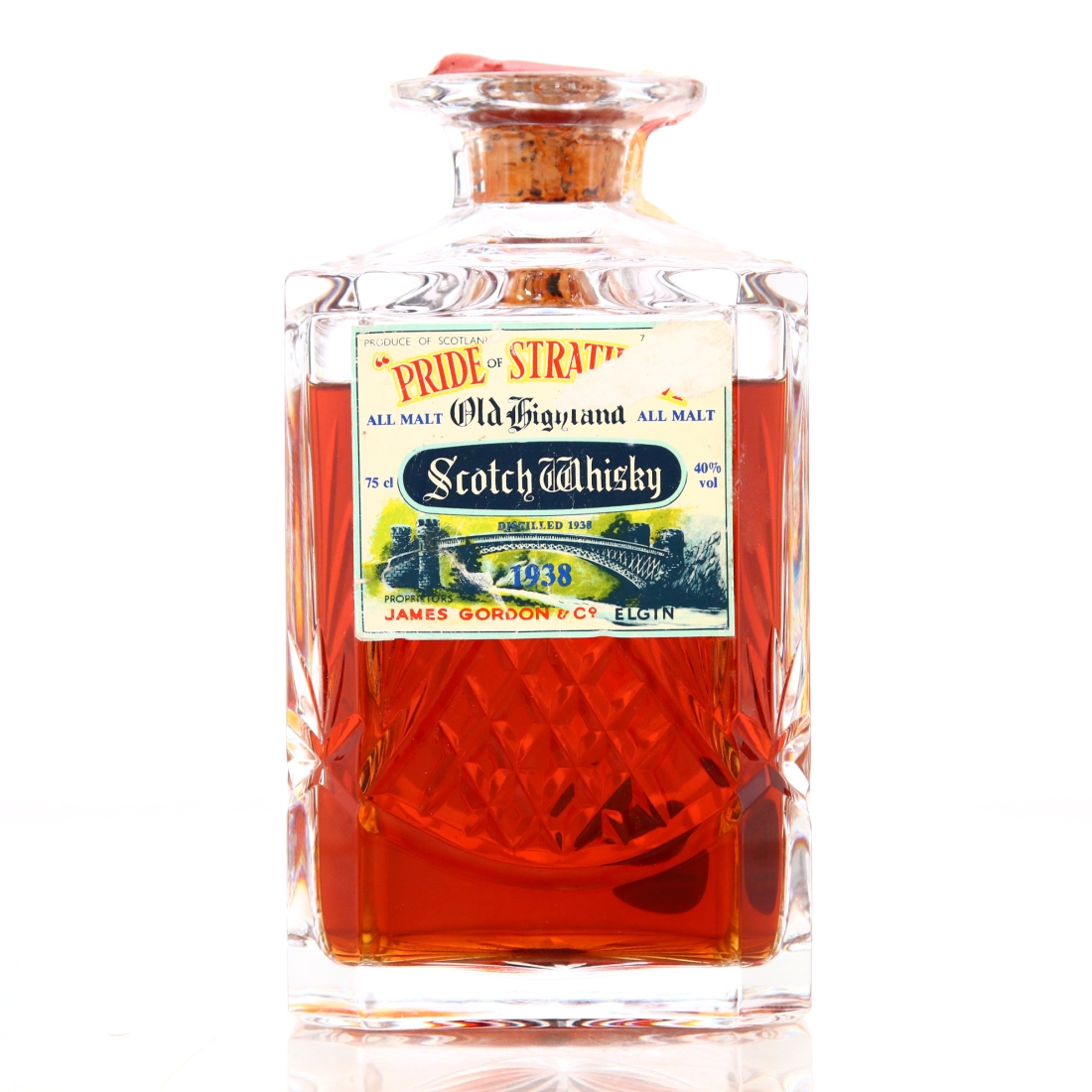 Pride of Strathspey 1938 Gordon and MacPhail Decanter