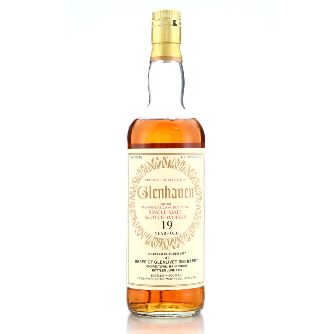 Braes of Glenlivet 1977 Glenhaven 19 Year Old 75cl / US Import