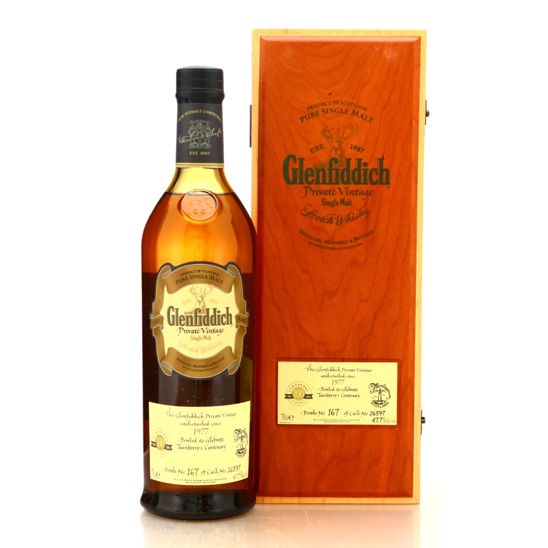 Glenfiddich 1977 Private Vintage #26597 / Turnberry Centenary