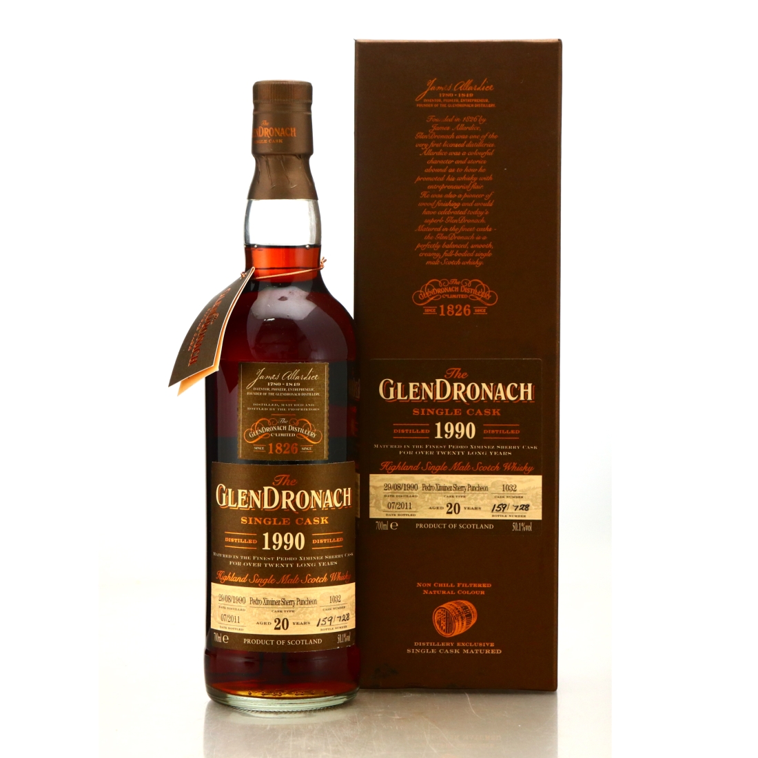 Glendronach 1990 Single PX Cask 20 Year Old #1032 / Batch 4
