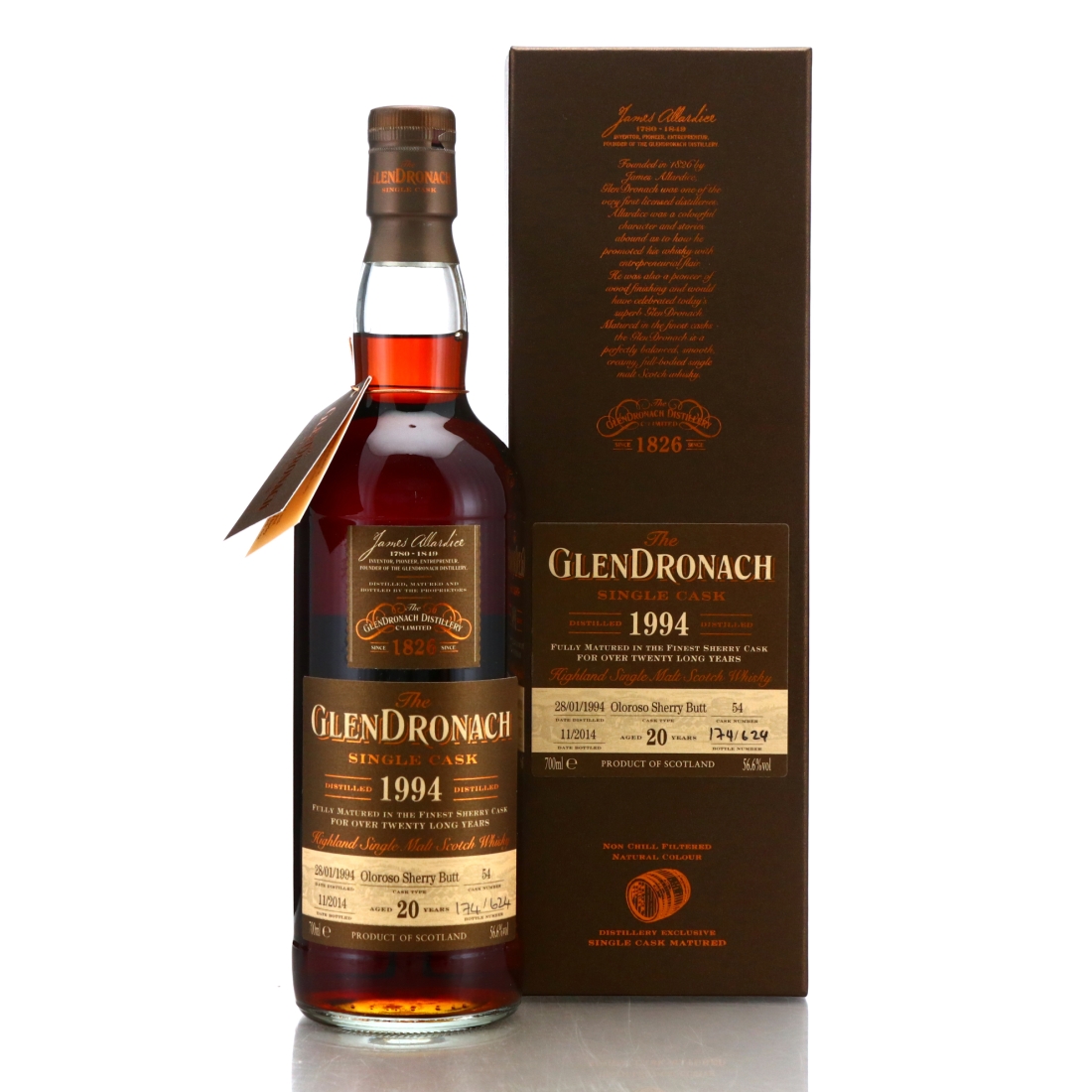 Glendronach 1994 Single Oloroso Cask 20 Year Old #54 / Batch 11