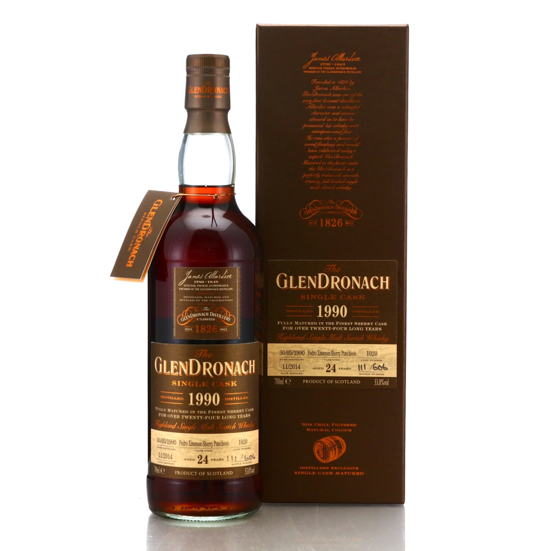 Glendronach 1990 Single PX Cask 24 Year Old #1020 / Batch 11