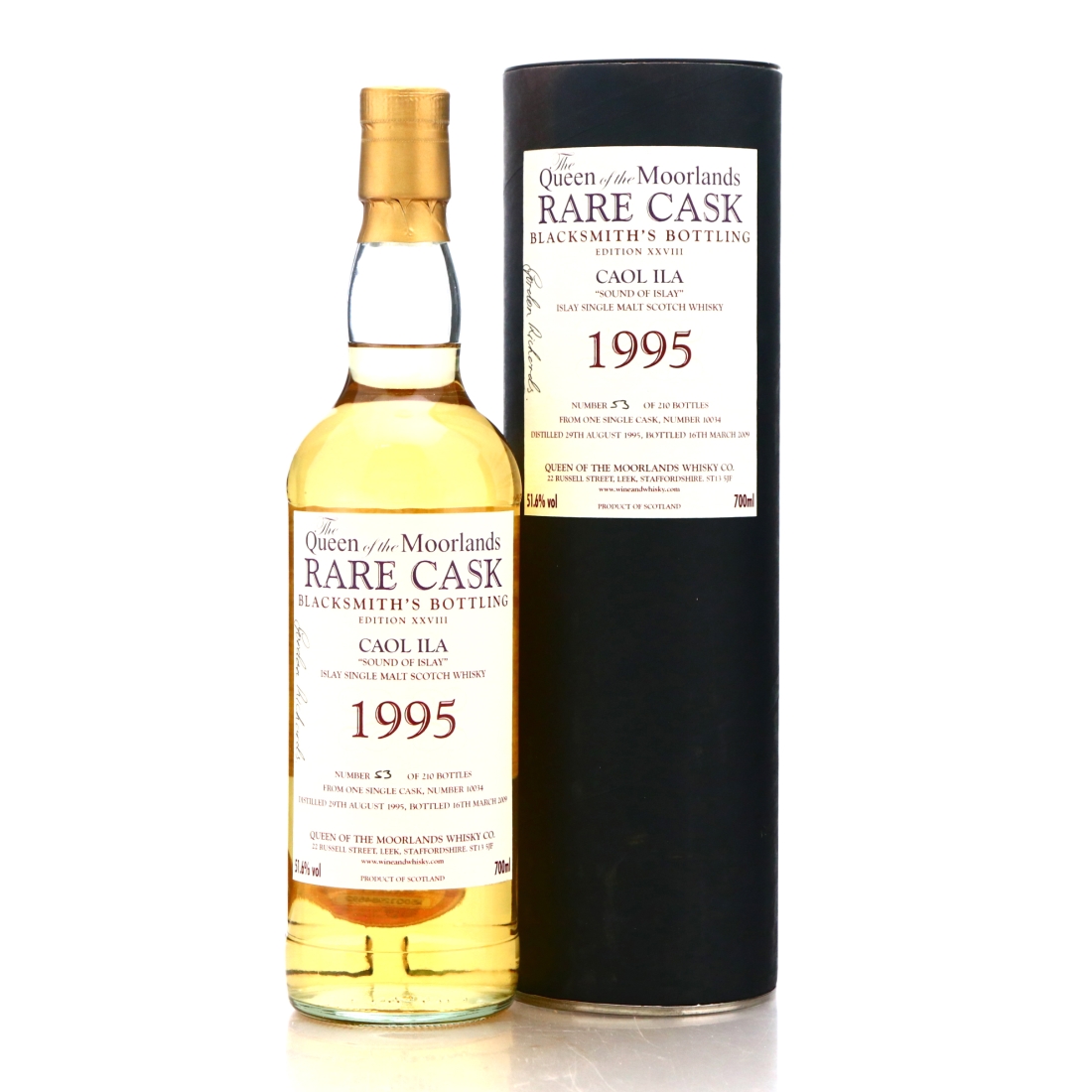 Caol Ila 1995 Queen of the Moorlands Edition XXVIII