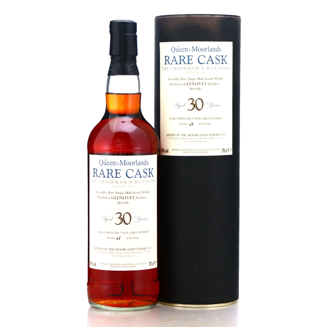 Glenlivet 30 Year Old Queen of the Moorlands Edition XVI