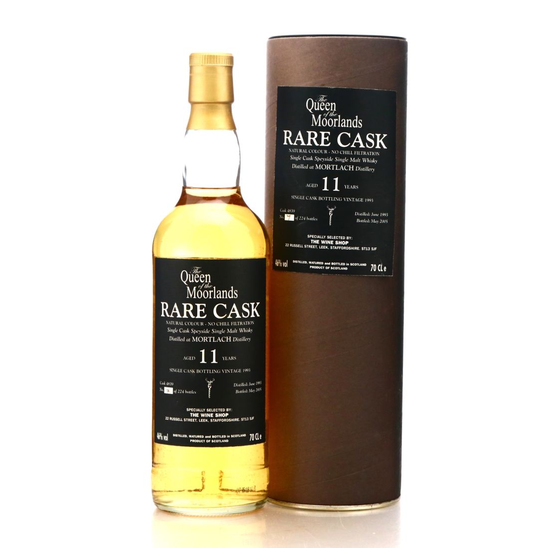 Mortlach 1993 Queen of the Moorlands 11 Year Old