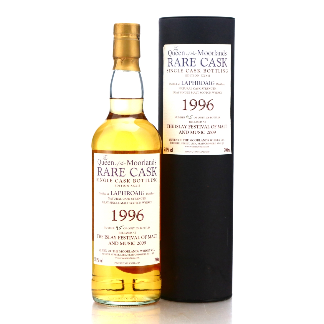 Laphroaig 1996 Queen of the Moorlands Edition XXXII / Feis Ile 2009