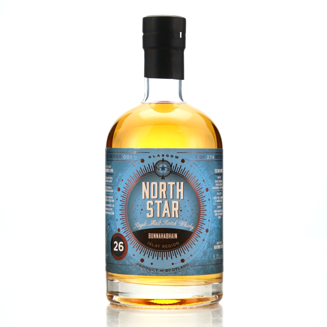 Bunnahabhain 1990 North Star 26 Year Old