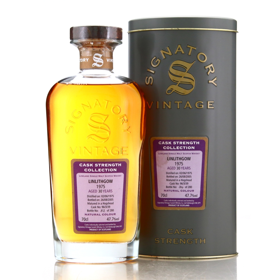 St Magdalene-Linlithgow 1975 Signatory Vintage 30 Year Old Cask Strength