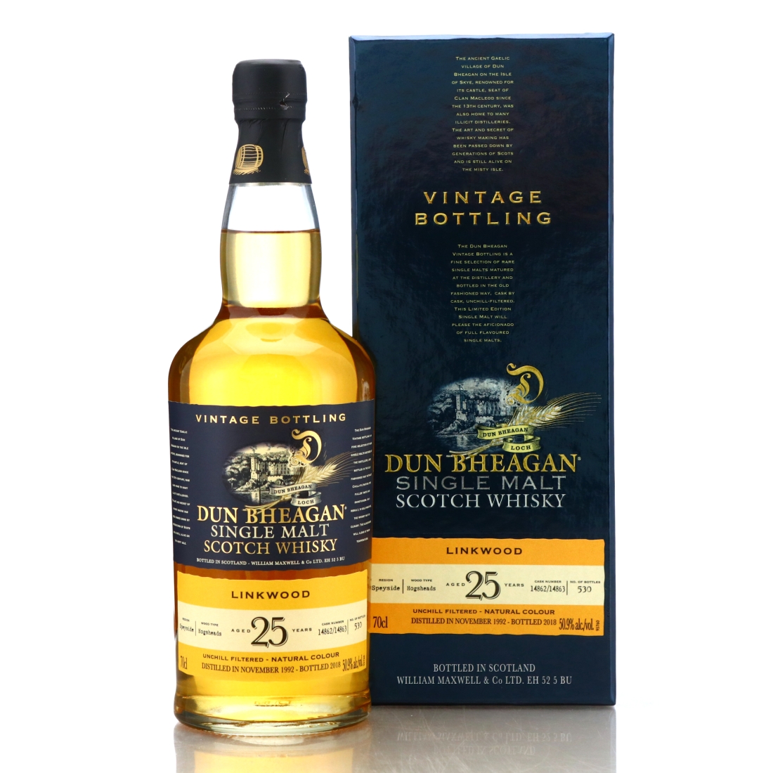 Linkwood 1992 Dun Bheagan 25 Year Old
