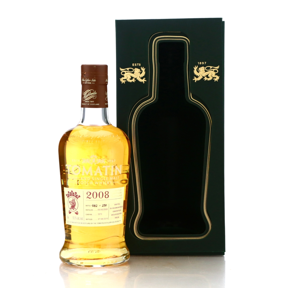 Tomatin 2008 Single Bourbon Cask #3373 / UK