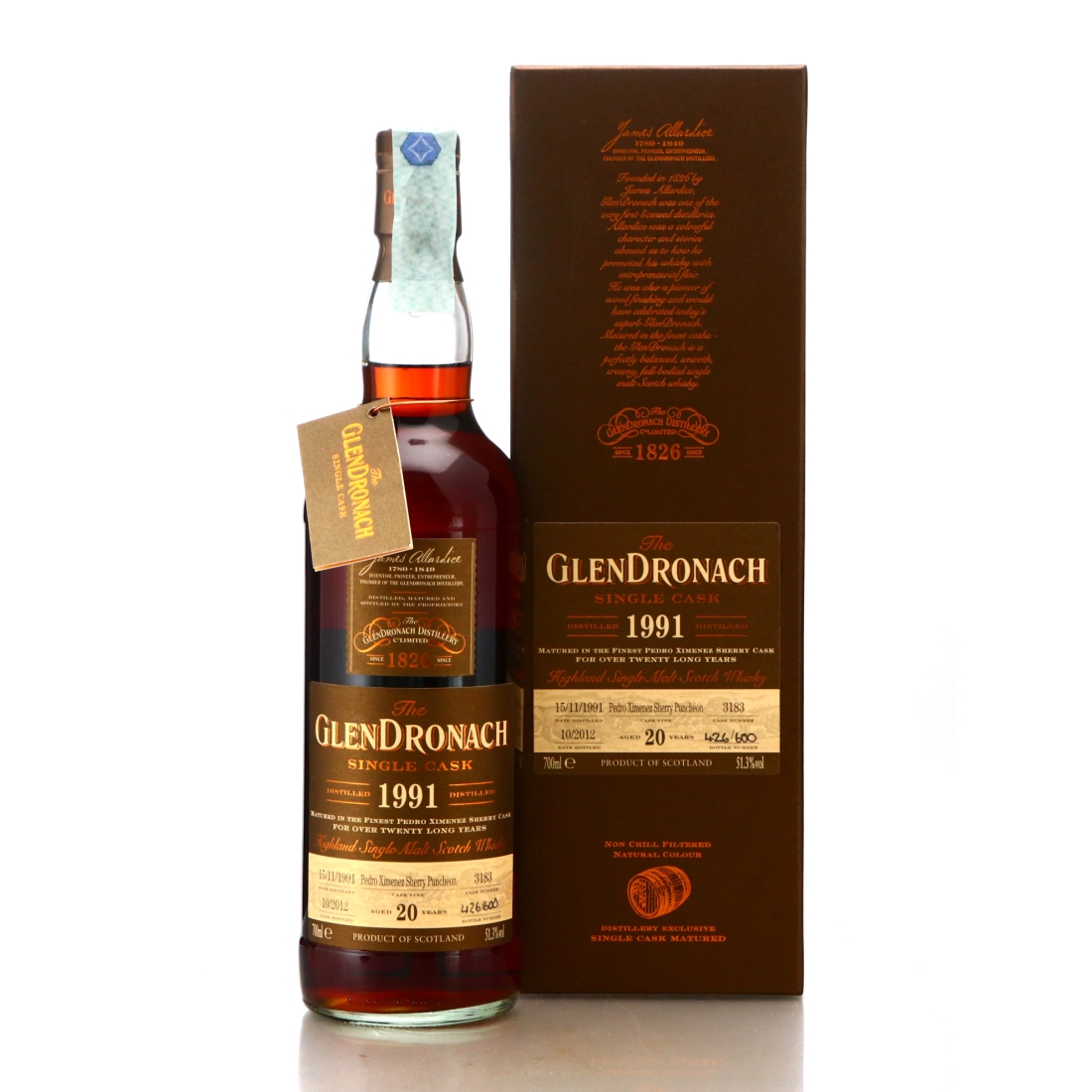 Glendronach 1991 Single PX Cask 20 Year Old #3183 / Batch 7