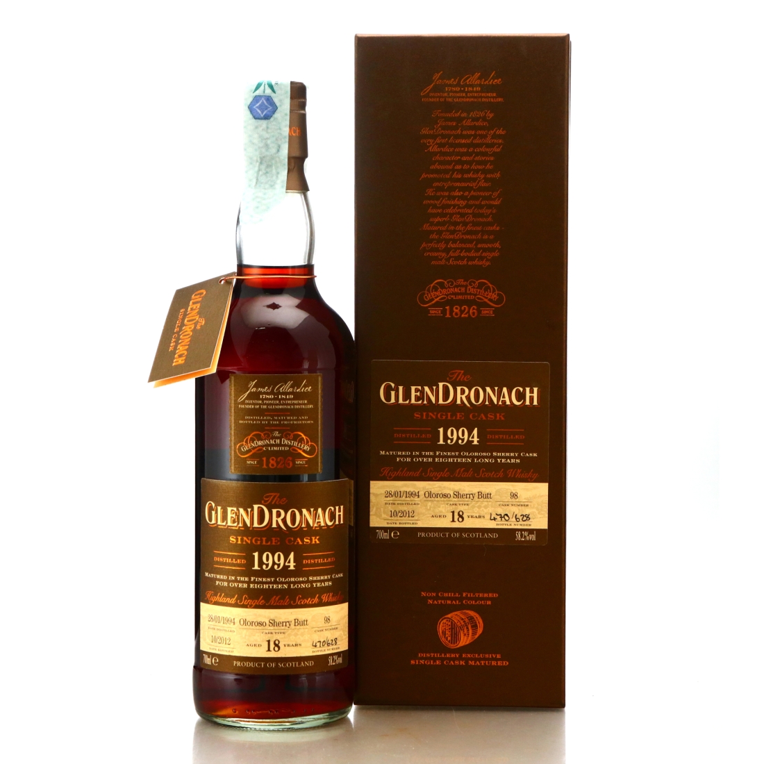 Glendronach 1994 Single Oloroso Cask 18 Year Old #98 / Batch 7