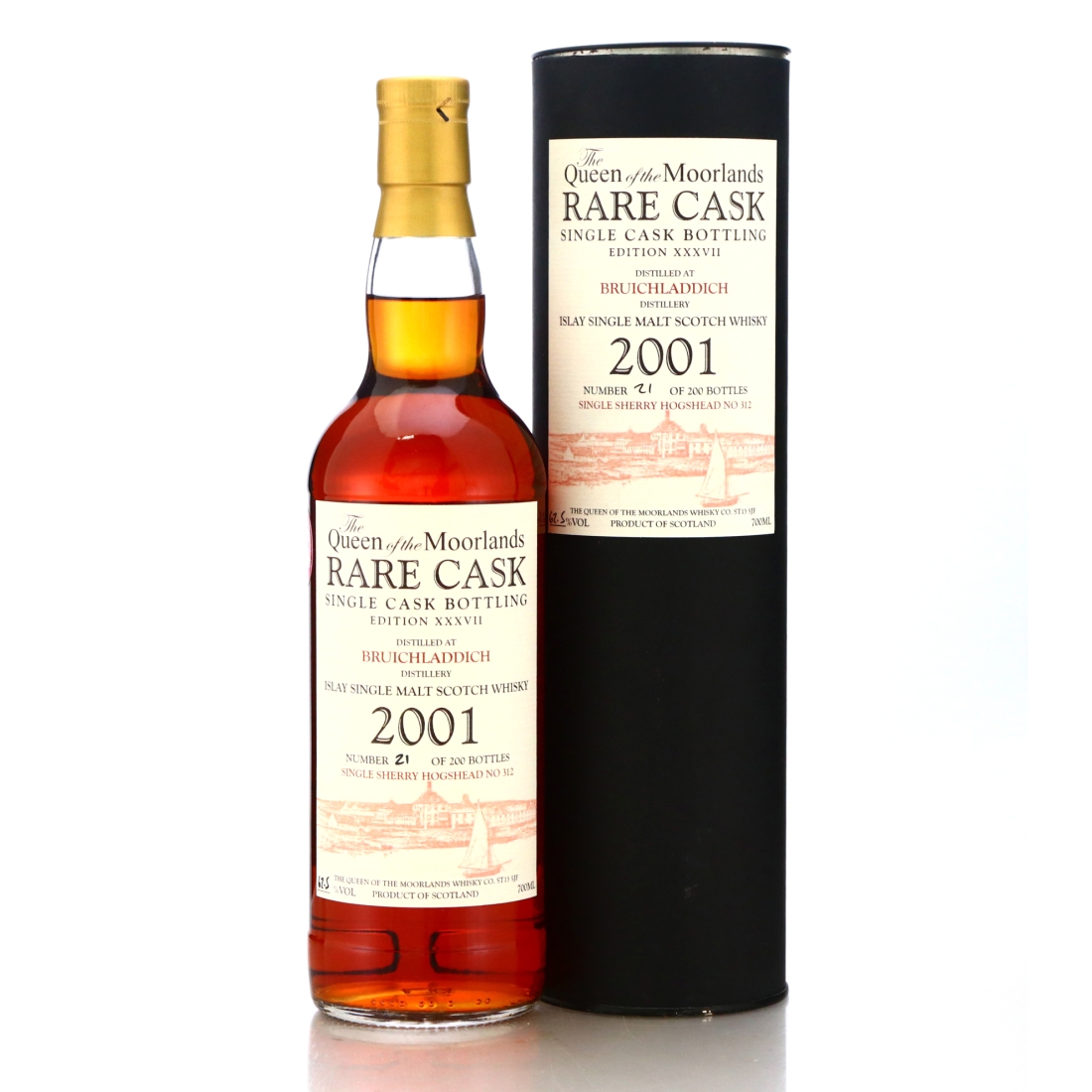 Bruichladdich 2001 Queen of the Moorlands Edition XXXVII