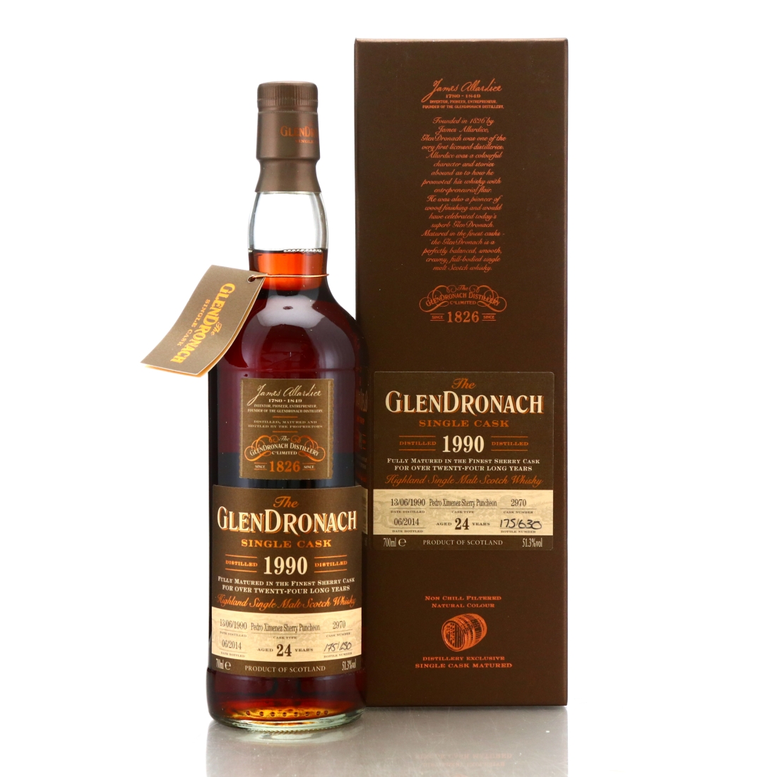 Glendronach 1990 Single PX Cask 24 Year Old #2970 / Batch 10