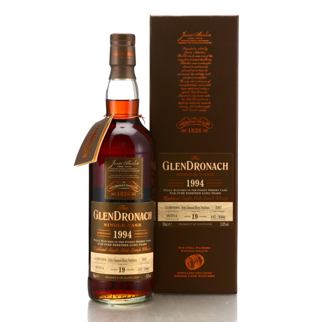 Glendronach 1994 Single PX Cask 19 Year Old #3397 / Batch 10