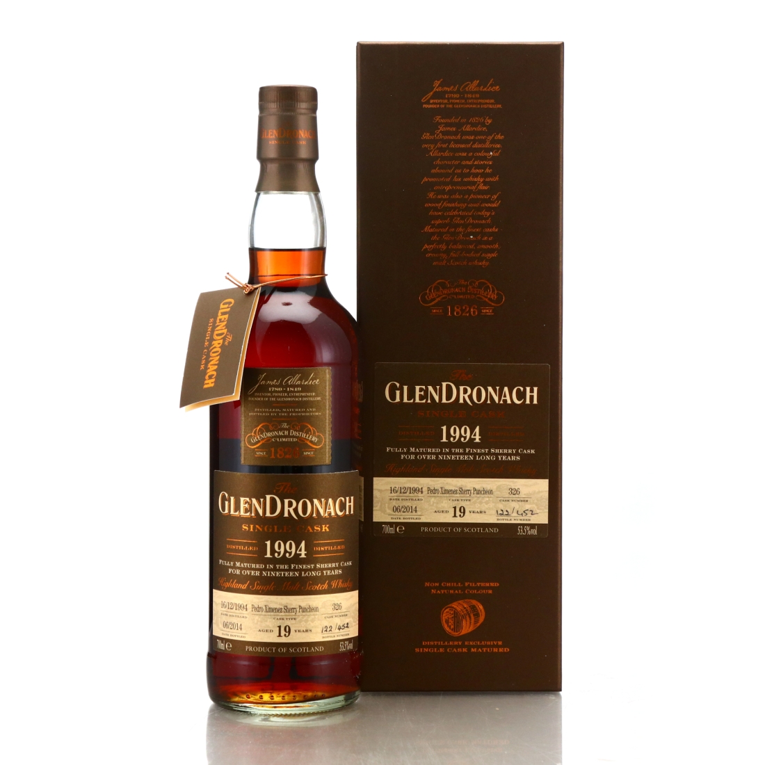Glendronach 1994 Single PX Cask 19 Year Old #326 / Batch 10