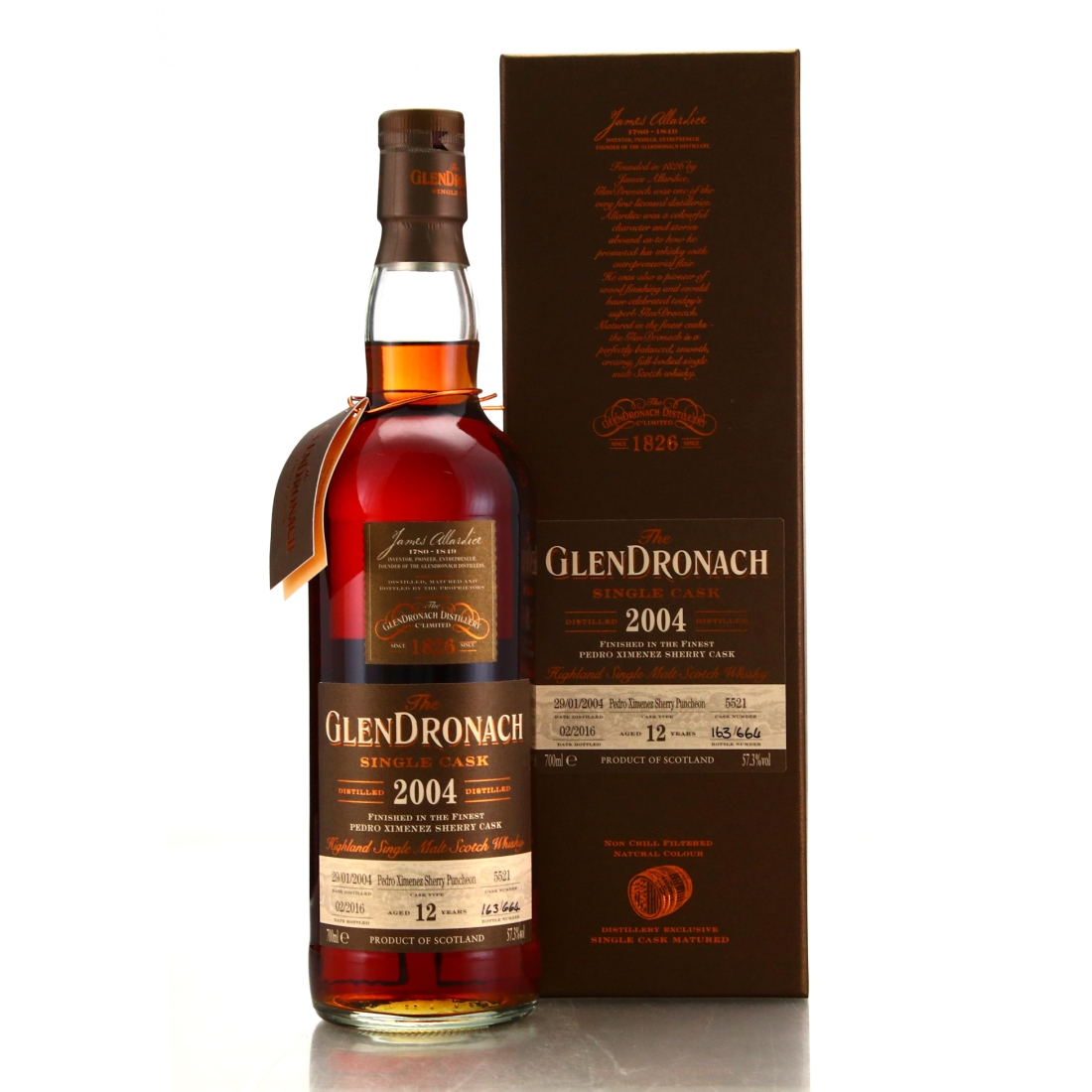 Glendronach 2004 Single PX Cask 12 Year Old # 5521 / Batch 13