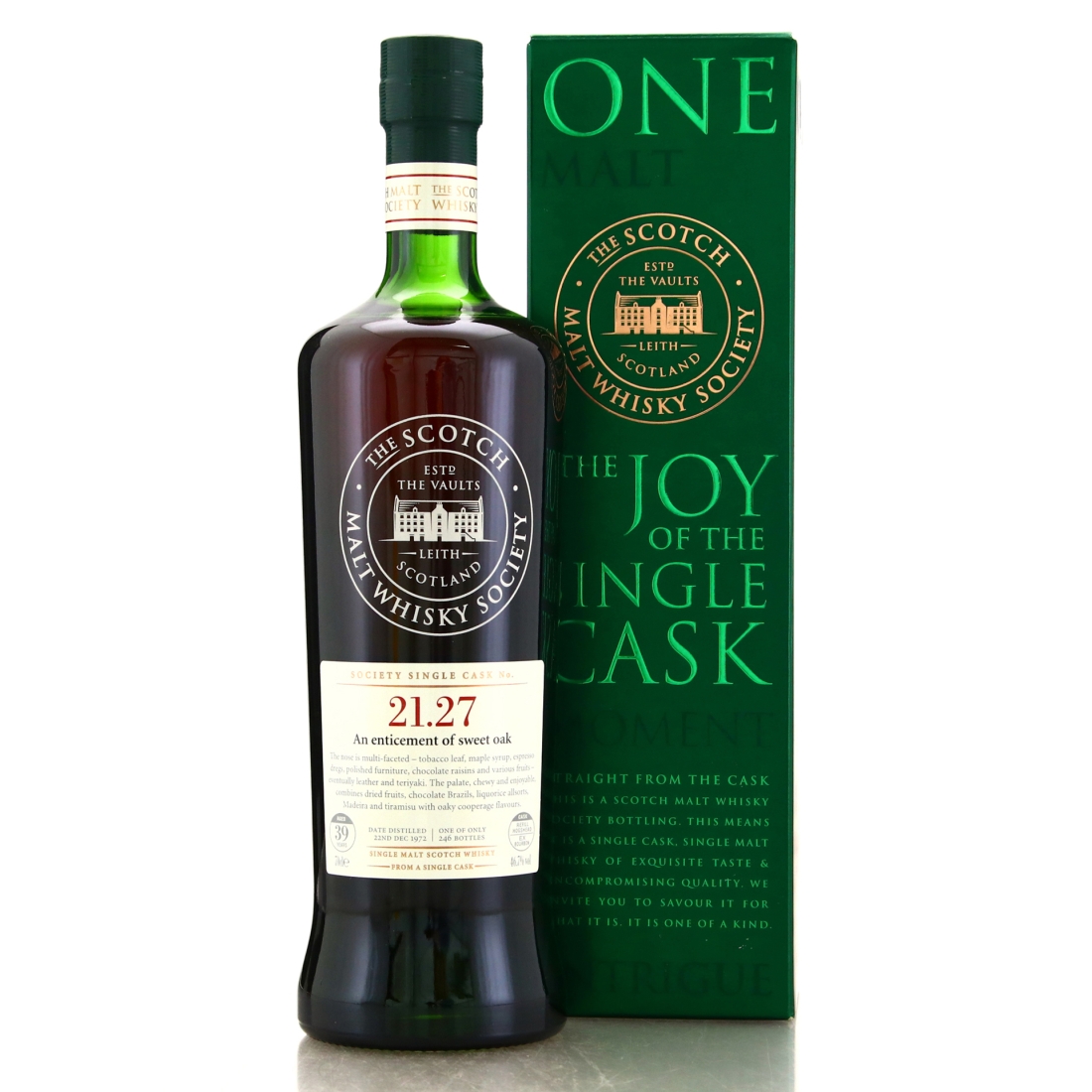 Glenglassaugh 1972 SMWS 39 Year Old 21.27