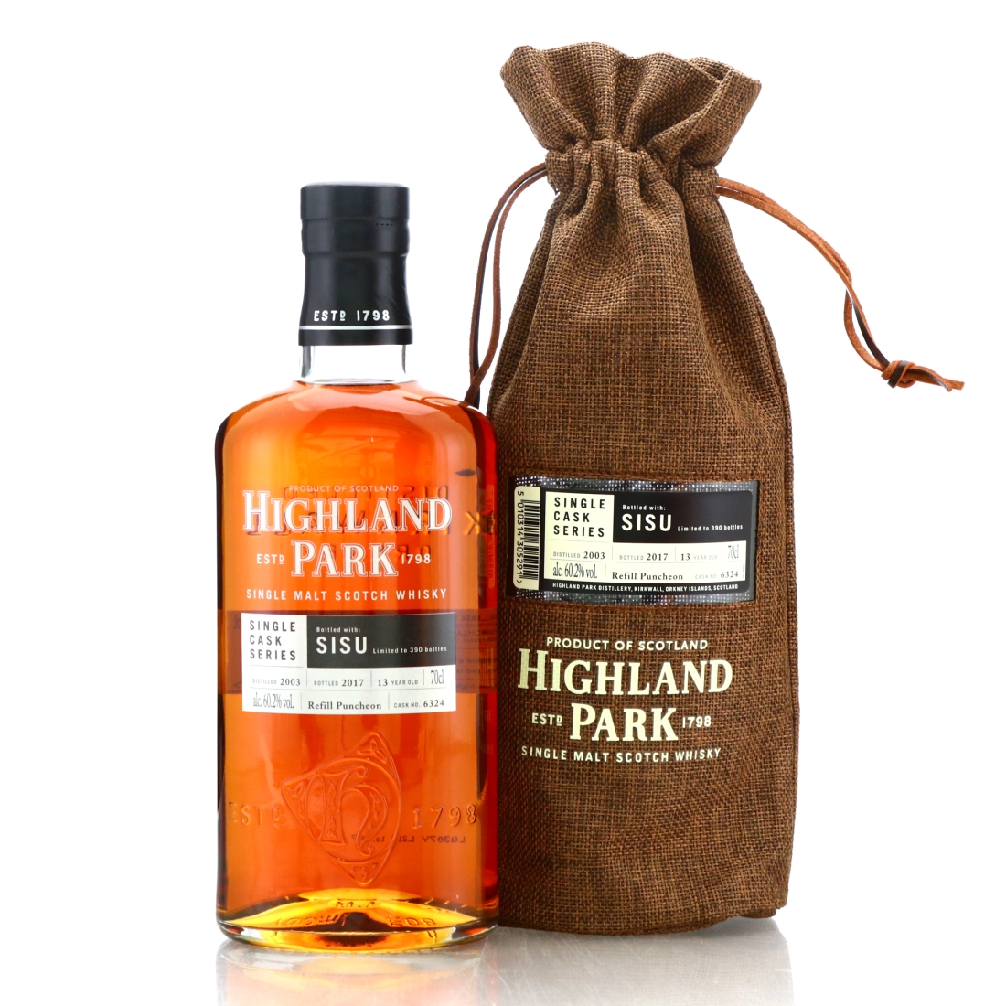Highland Park 2003 Single Cask 13 Year Old #6324 / SISU