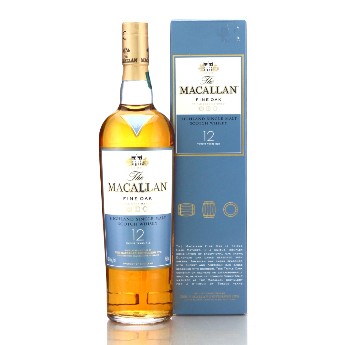 Macallan 12 Year Old Fine Oak 75cl / US Import