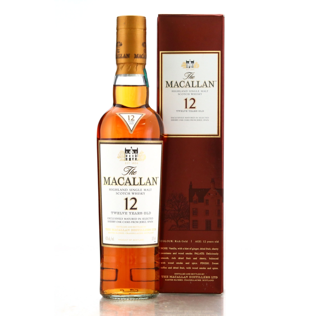 Macallan 12 Year Old 37.5cl pre-2018 / US Import