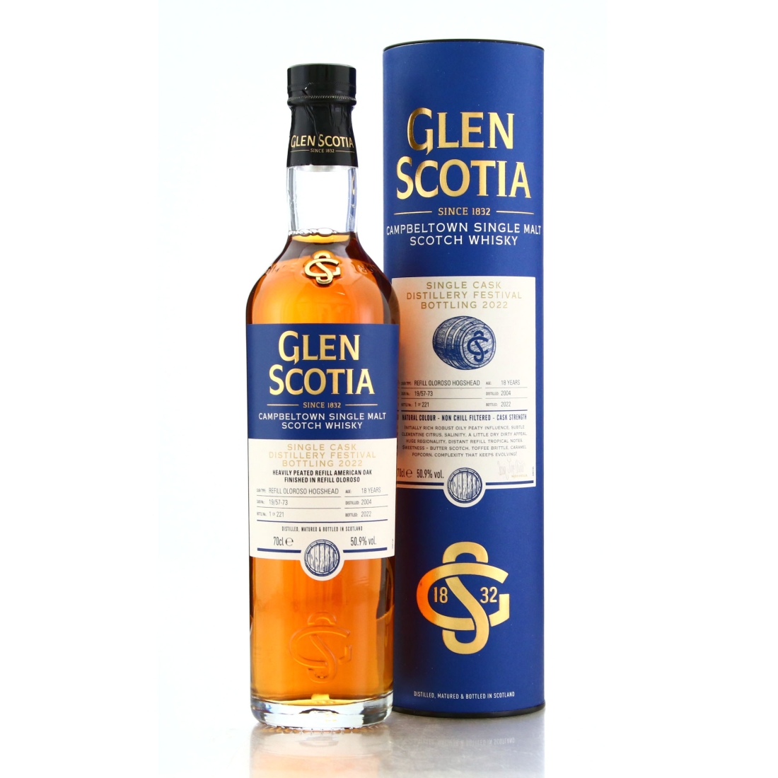 Glen Scotia 2004 Oloroso Single Cask 18 Year Old