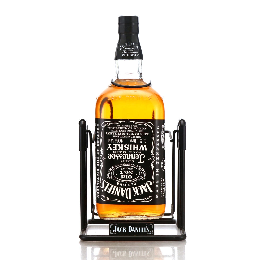 Jack Daniel's Old No.7 Brand 80 Proof 1.5 Litre with Pouring Cradle
