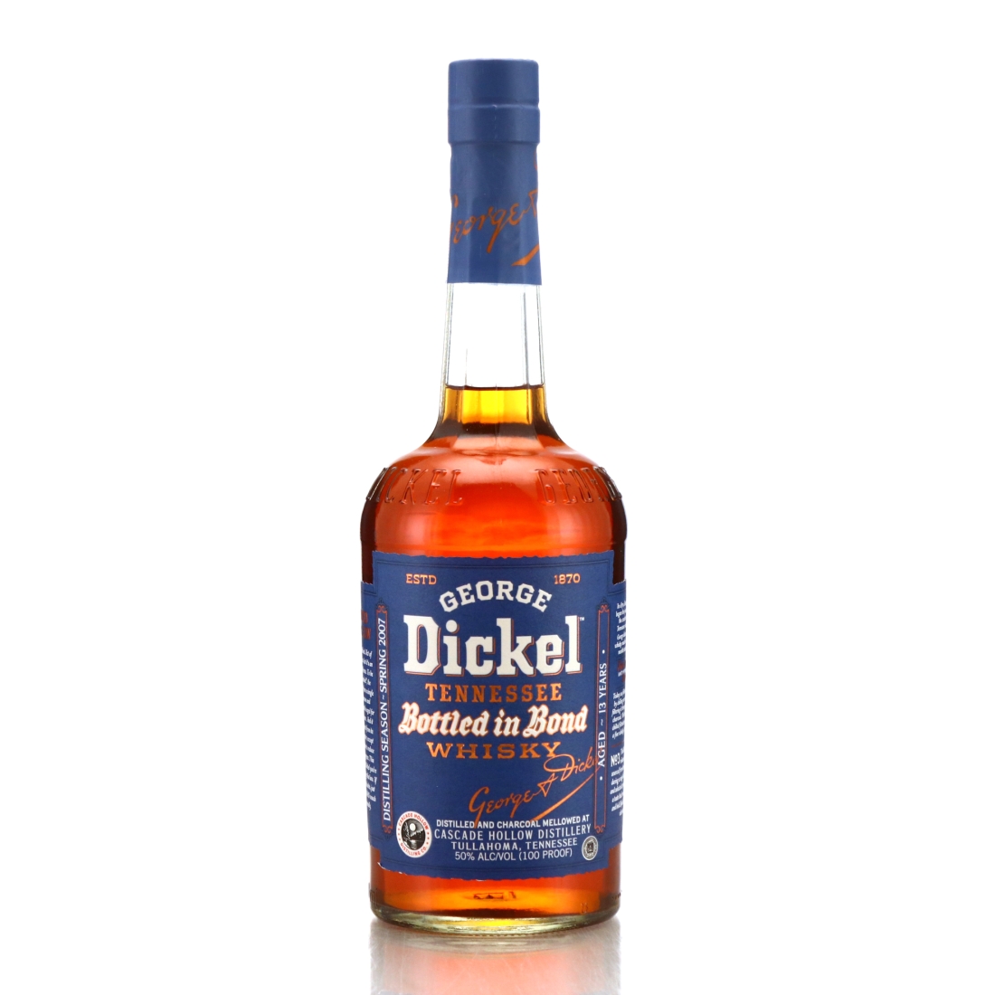 George Dickel 2007 Bottled in Bond 13 Year Old