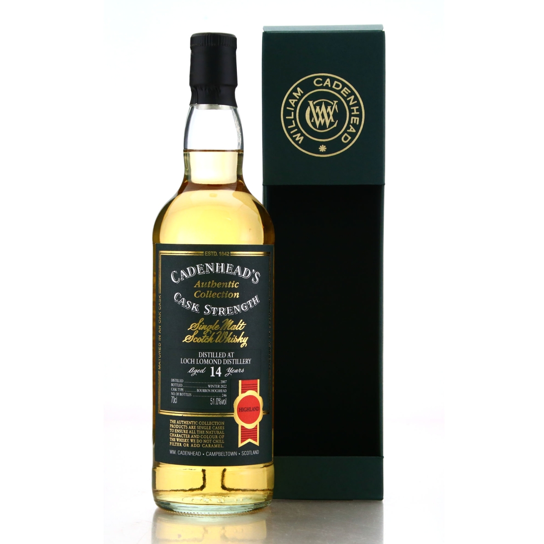 Loch Lomond 2007 Cadenhead's 14 Year Old