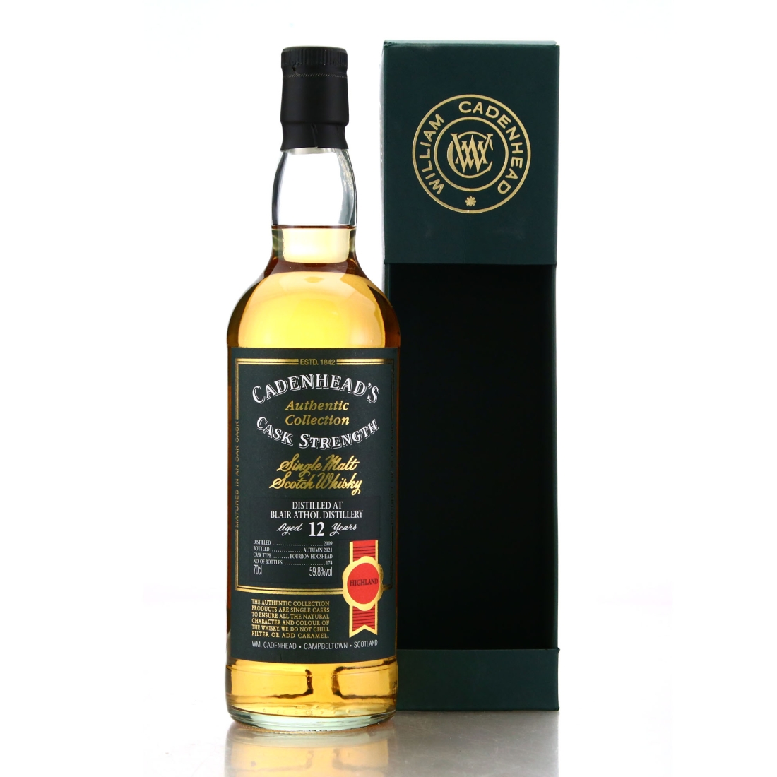 Blair Athol 2009 Cadenhead's 12 Year Old