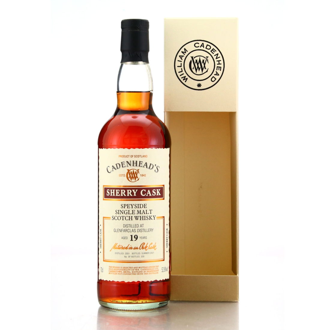 Glenfarclas 2001 Cadenhead's 19 Year Old Sherry Cask
