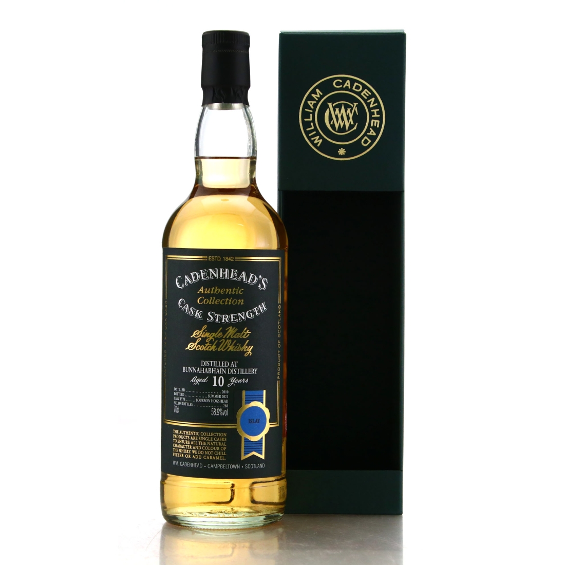 Bunnahabhain 2010 Cadenhead's 10 Year Old