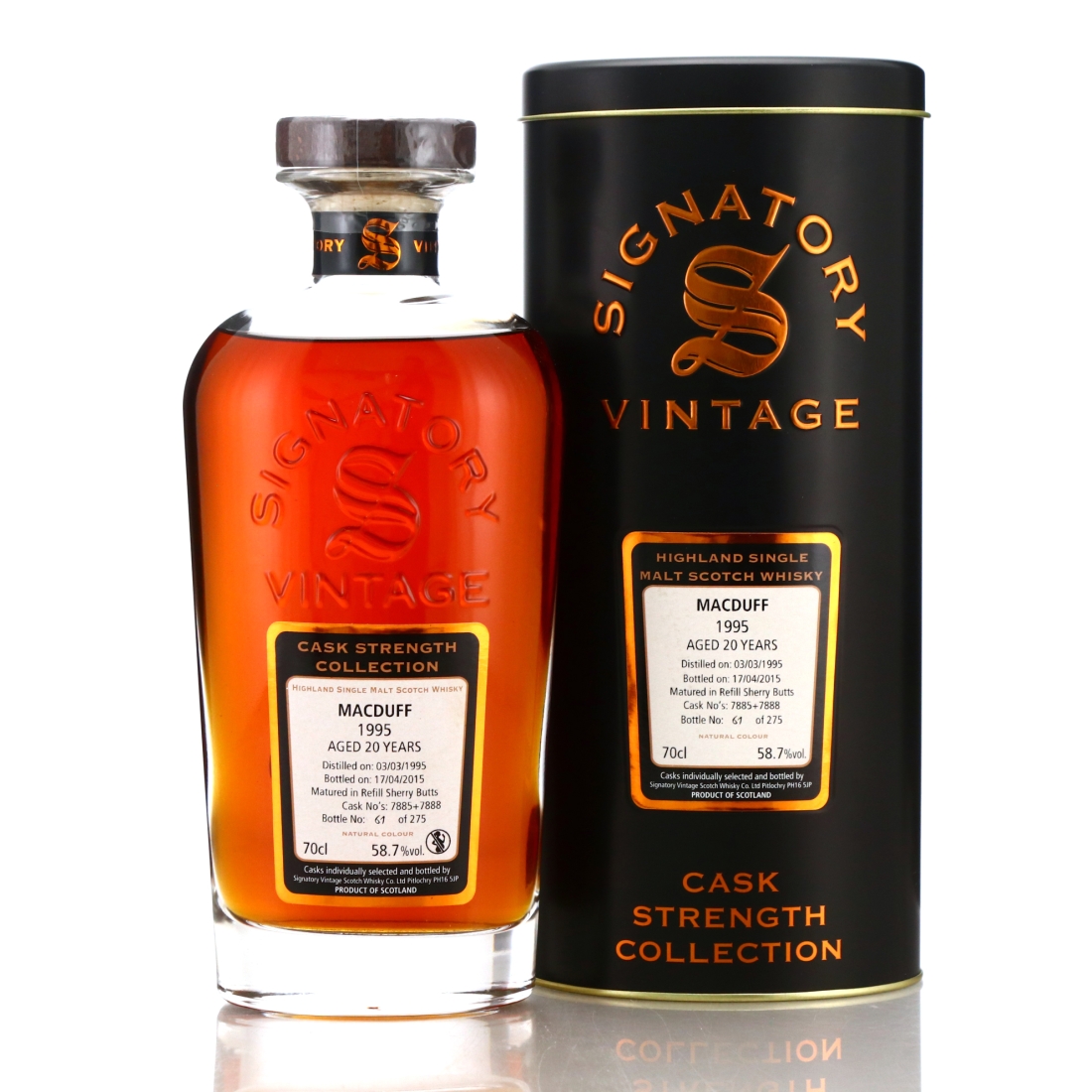 Macduff 1995 Signatory Vintage 20 Year Old Cask Strength