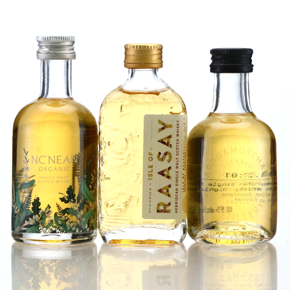 Highland and Island Single Malt Miniature x 3