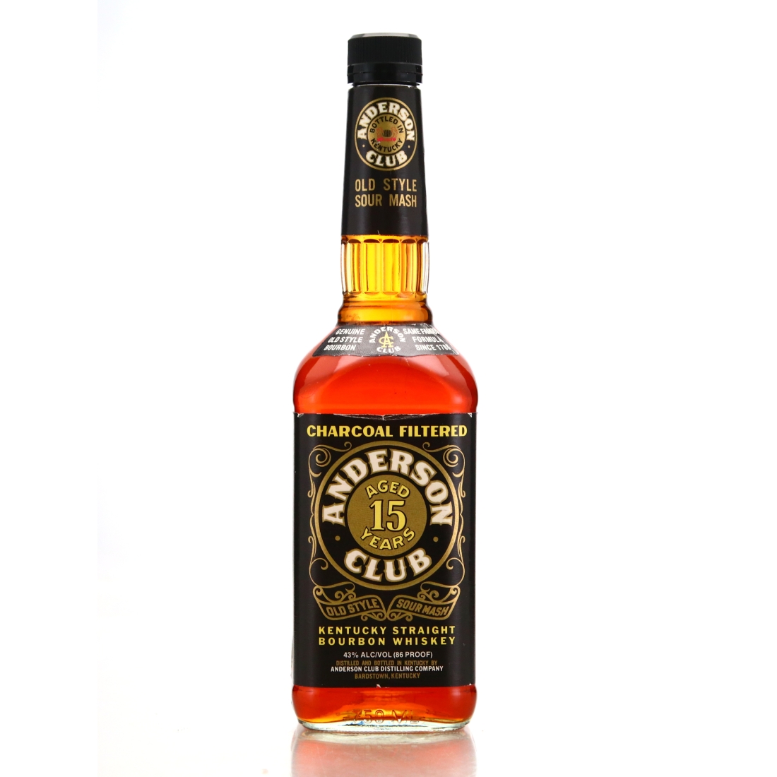 Anderson Club 15 Year Old Kentucky Straight Bourbon 2004