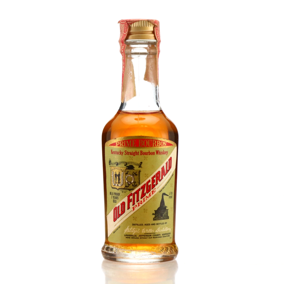 Old Fitzgerald Prime Bourbon Miniature 1972 / Stitzel-Weller