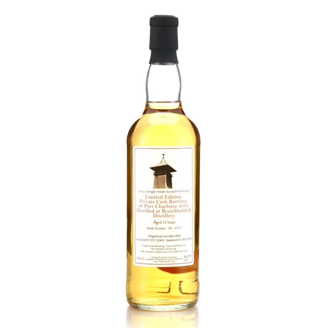Port Charlotte 2003 Whisky Broker 12 Year Old