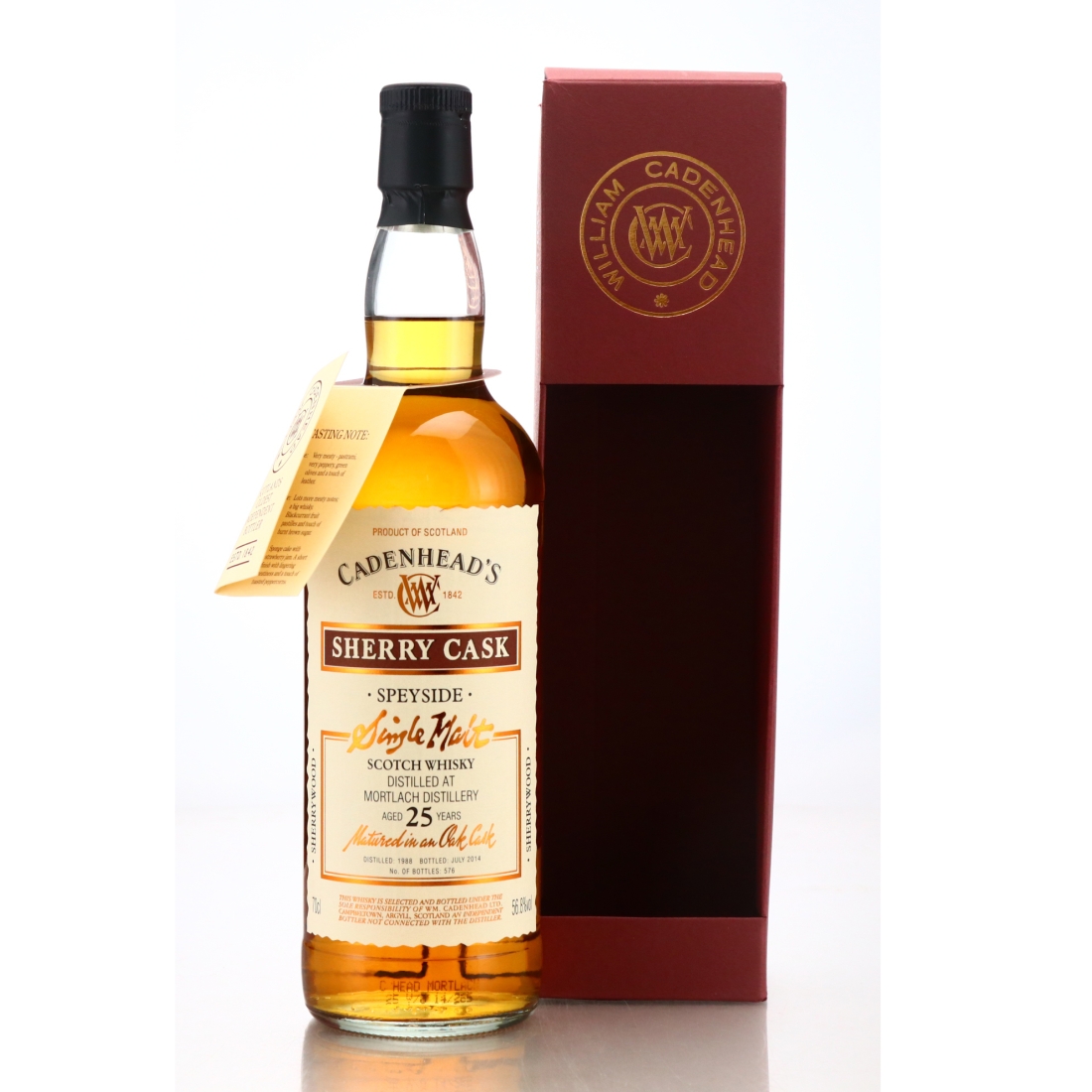 Mortlach 1988 Cadenhead's 25 Year Old Sherry Cask