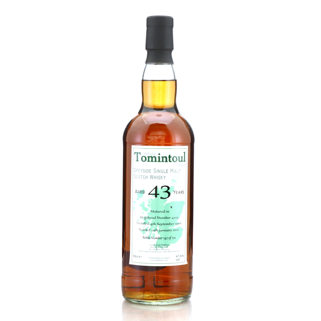 Tomintoul 1968 Whisky Broker 43 Year Old