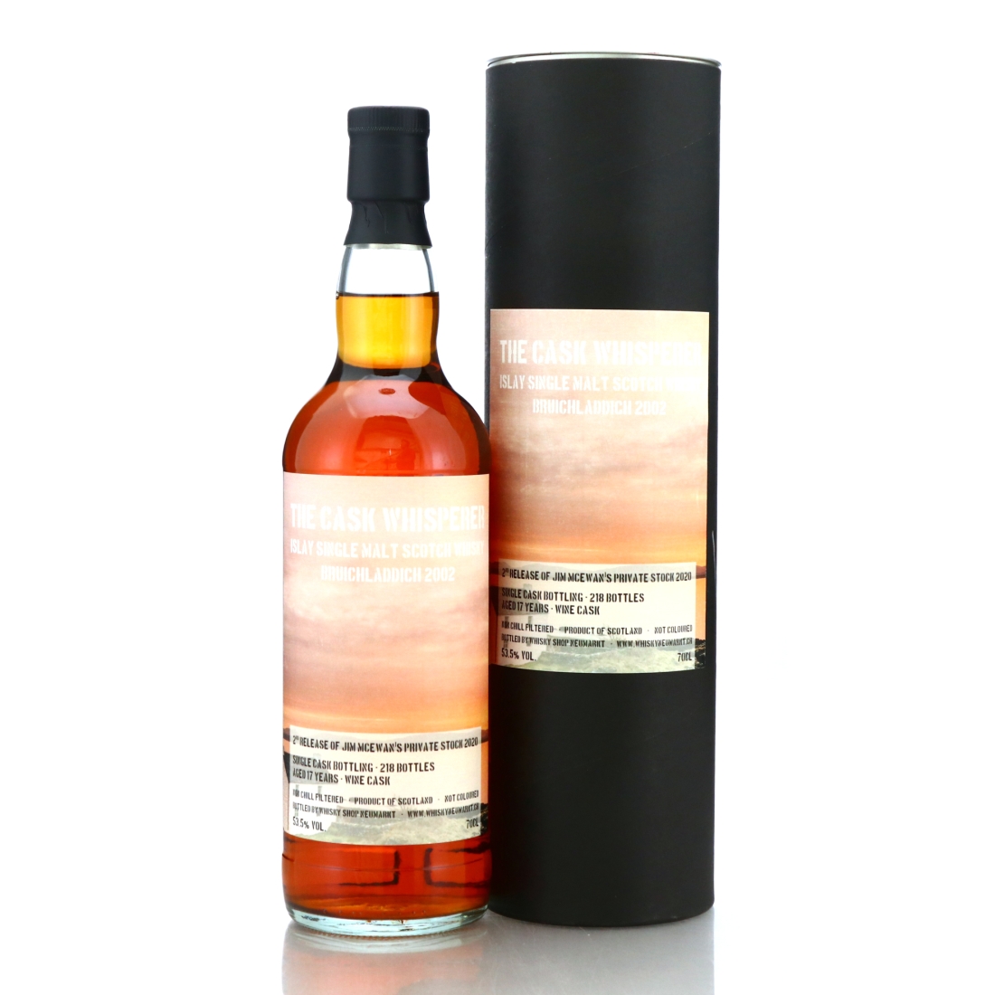 Bruichladdich 2002 Cask Whisperer 17 Year Old Second Release / Whisky Shop Neumarkt - Signed