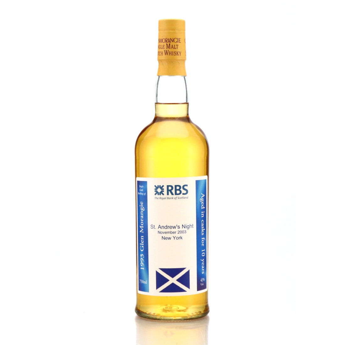 Glenmorangie 1993 Single Cask 10 Year Old / RBS